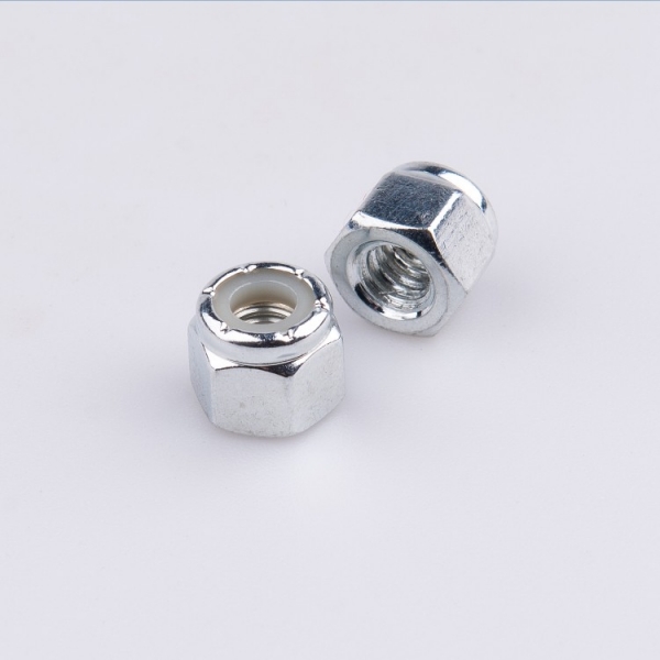 Carbon Steel Zinc Plated Hex Locking Nylon Nut 