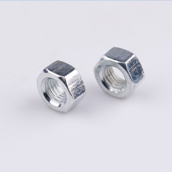 Factory Wholesale High Quality Carbon Steel Zinc Plated Locking Hex Nut 