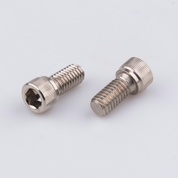 Carbon steel Ni Plated Hex Socket Cup Head Screw 