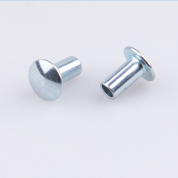 Make In China Mushroom Head Steel Tubular Rivet With Zinc Plated