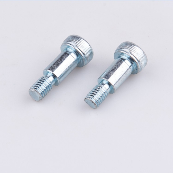 China Manufacturer Hex Socket Flat Head Shoulder Bolt With Knurled 