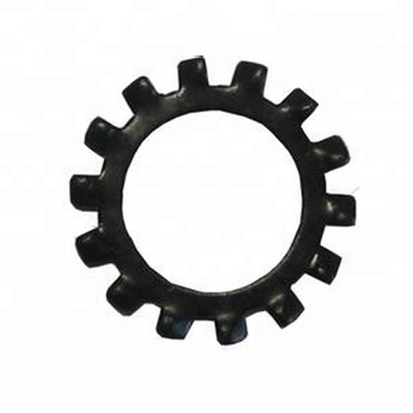 Dongguan Manufacture Carbon Steel Black Lock External Teeth Washer 