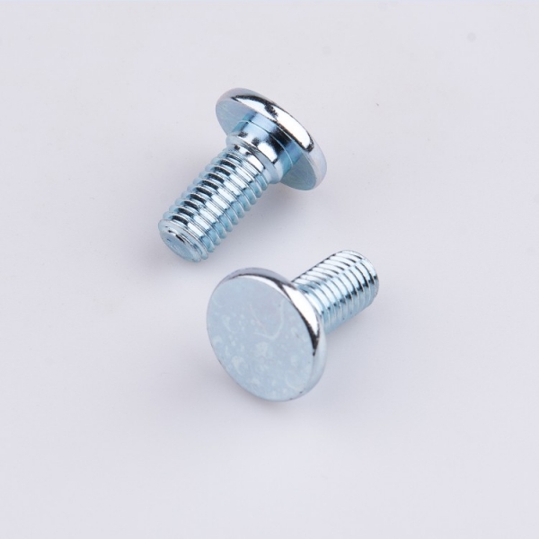 Factory Wholesale Big Flat Round Head Machine Thread Bolt In Dongguang 
