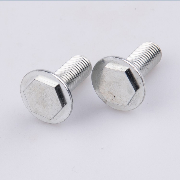 Galvanized 8.8 Grade Hex Flange Head Machine Bolt With Full Thread 