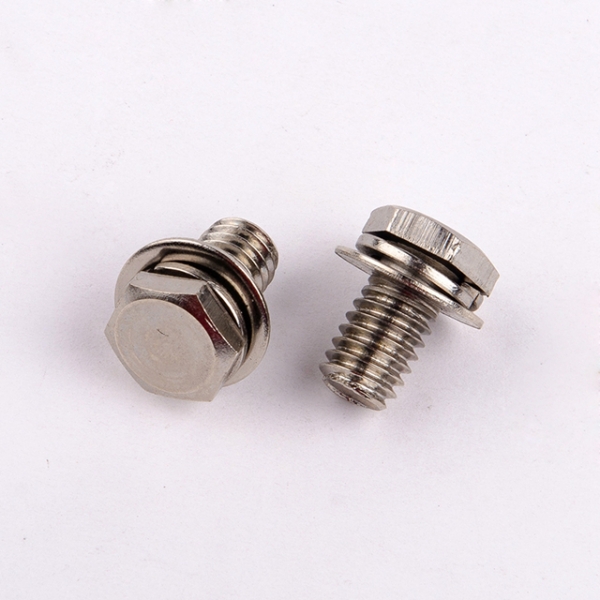 Taifeng Custom High Quality  Steel Hex Head SEMS Screw With Washer
