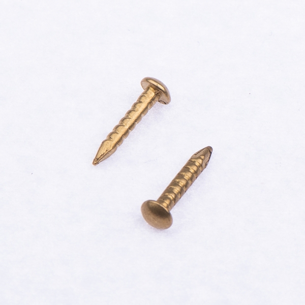 Hot Sale Round Head 1.5*10mm Copper Nail Use For Musical Drums Photo Frame Accessories Brass Nail